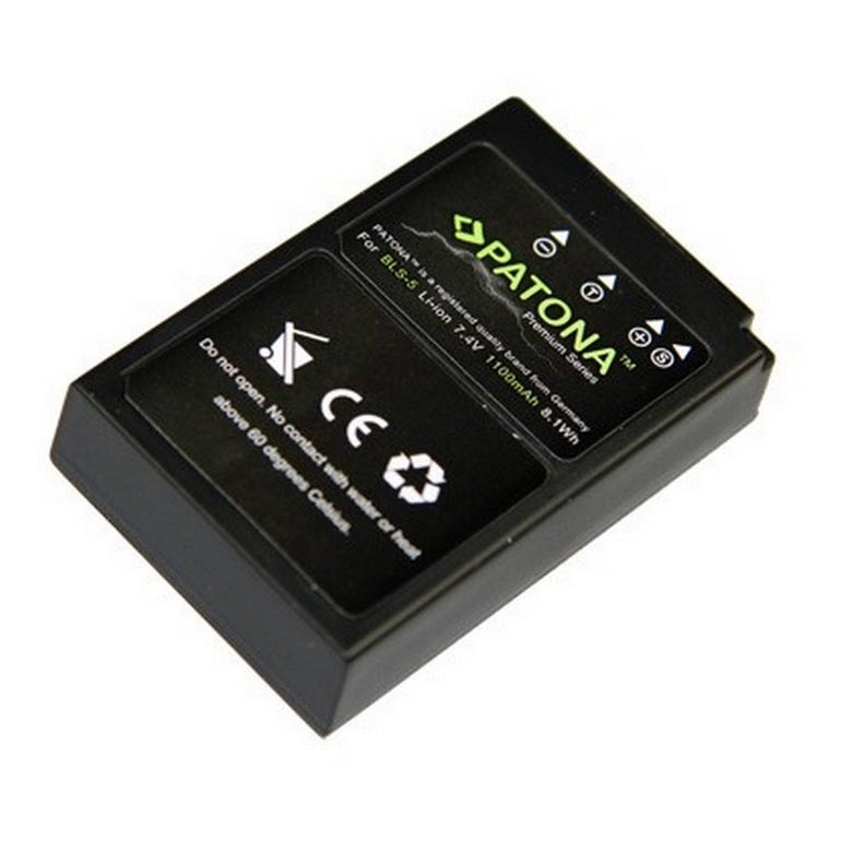 PATONA - Akku Olympus BLS5 1100mAh Li-Ion Premium