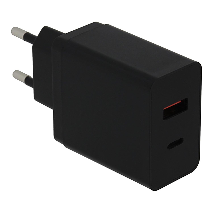 PATONA - Lataussovitin 1xUSB-C/1xUSB-A Virtalähde 36W/230V