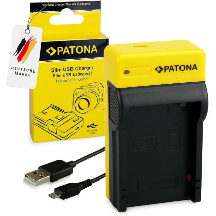PATONA - Laturi Foto Canon LP-E17 slim,USB