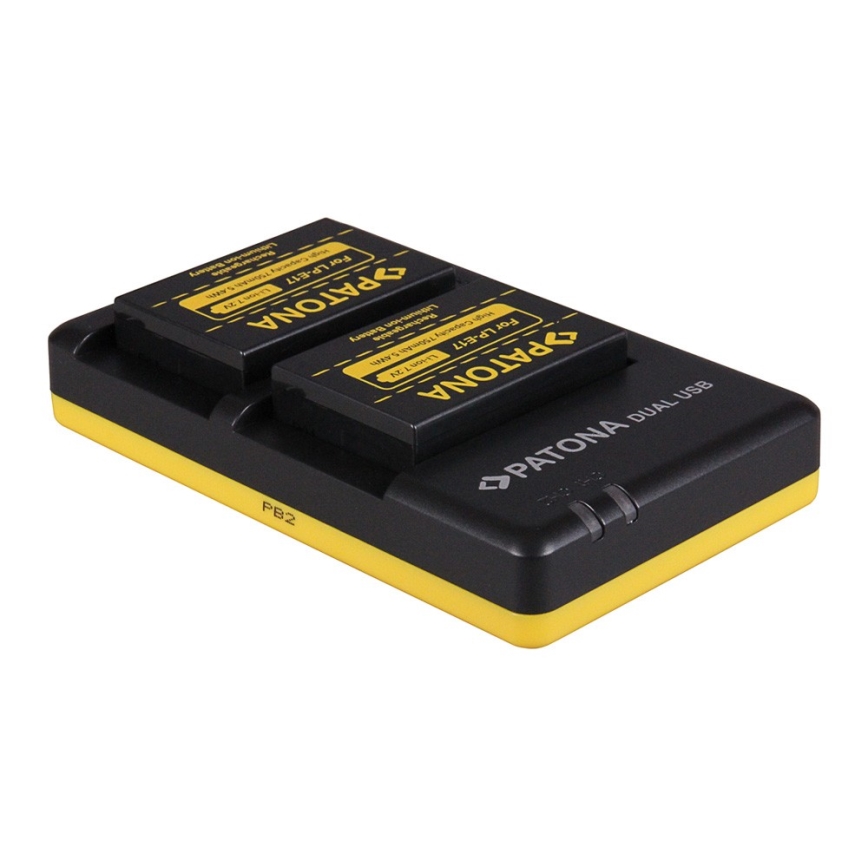 PATONA - Laturi Foto Dual Quick Canon LP-E17 USB
