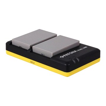 PATONA - Laturi Foto Dual Quick Olympus BLS5 USB