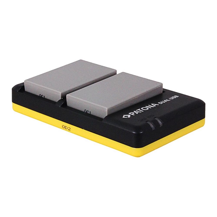 PATONA - Laturi Foto Dual Quick Olympus BLS5 USB