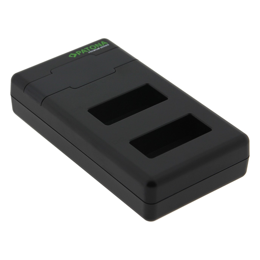 PATONA - Pikalaturi Dual Canon LP-E17 + kaapeli USB-C 0,6m