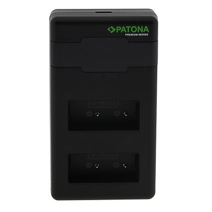 PATONA - Pikalaturi Dual Fuji NP-W126 + kaapeli USB-C 0,6m