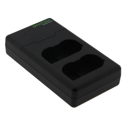 PATONA - Pikalaturi Dual Nikon EN-EL15/EN-EL15C + kaapeli USB-C 0,6m