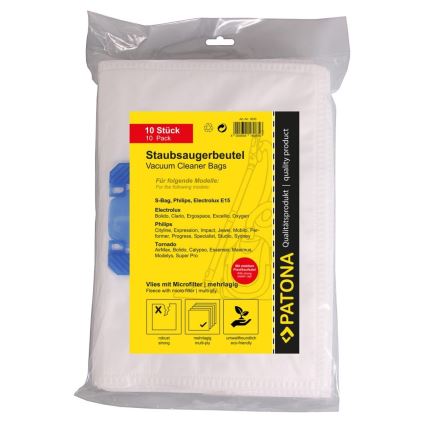 PATONA - Pölynimuripussit Electrolux E15 - 10 kpl