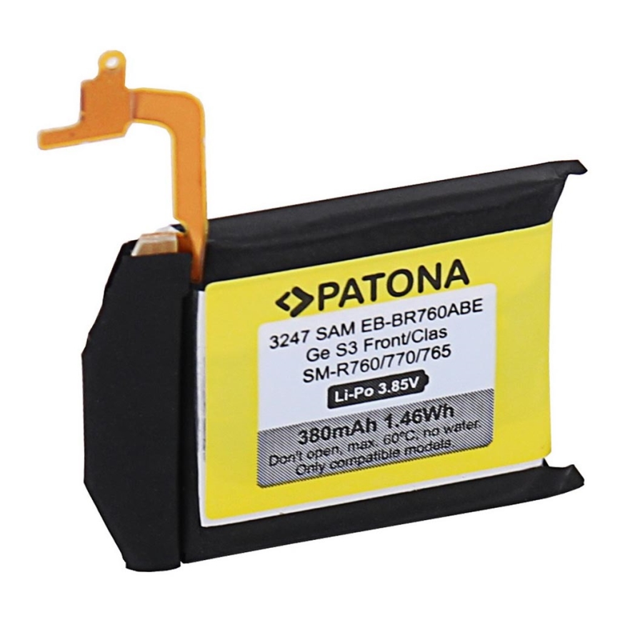 PATONA - Samsung Gear -akku S3 380mAh