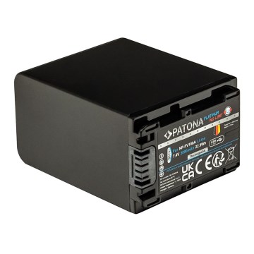 PATONA - Sony NP-FV100 3090mAh Li-Ion akku Platinum USB-C-lataus