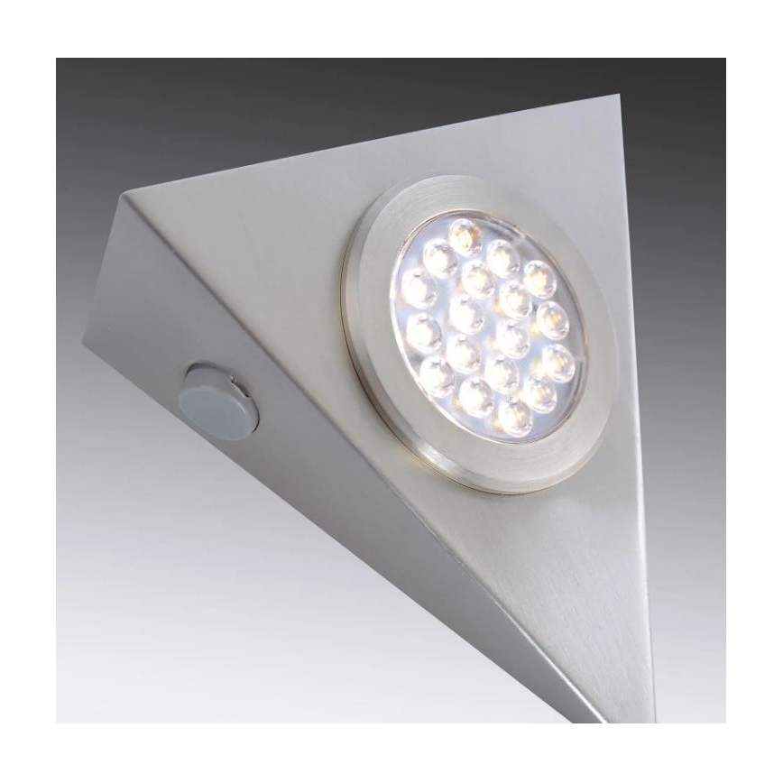 Paul Neuhaus 1119-55-3 - SETTI 3x LED Huonekaluvalaisin anturilla HELENA LED/2,5W/230V