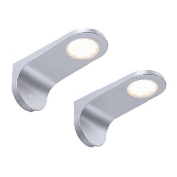 Paul Neuhaus 1157-21-2 - SETTI 2xLED Himmennettävä huonekaluvalaistus AMON 5,2W/230V