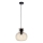 Paul Neuhaus 2003-27 - Kattokruunu johdossa SHITAKE 1xE27/10W/230V halkaisija 25 cm savustettu