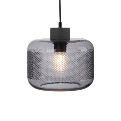 Paul Neuhaus 2005-25 - Kattokruunu johdossa BOLETUS 1xE27/10W/230V halkaisija 23,5 cm harmaa