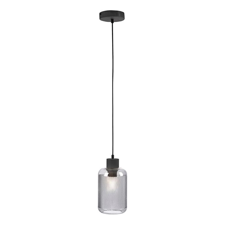 Paul Neuhaus 2006-25 - Kattokruunu johdossa BOLETUS 1xE27/10W/230V halkaisija 14 cm harmaa
