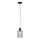 Paul Neuhaus 2006-25 - Kattokruunu johdossa BOLETUS 1xE27/10W/230V halkaisija 14 cm harmaa