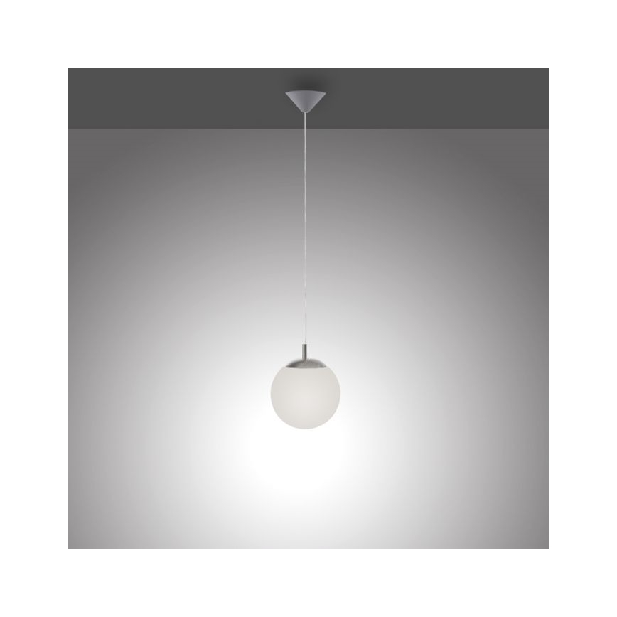 Paul Neuhaus 2072-55 - Kattokruunu johdossa BOLO 1xE27/60W/230V halkaisija 20 cm