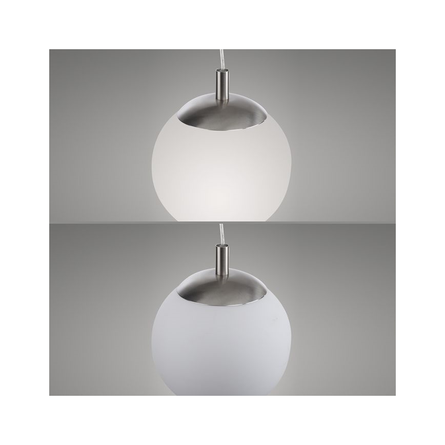 Paul Neuhaus 2072-55 - Kattokruunu johdossa BOLO 1xE27/60W/230V halkaisija 20 cm