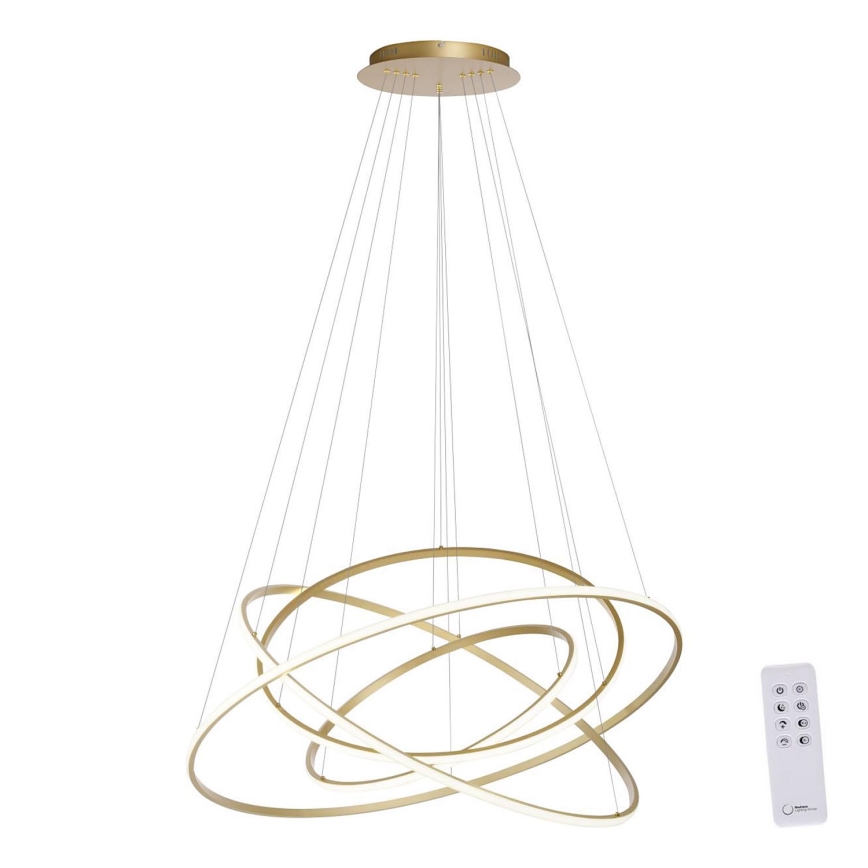 Paul Neuhaus 2124-60 - Himmennettävä LED-kattokruunu johdossa TESSARA LED/97W/230V 2700-5000K + kauko-ohjaus