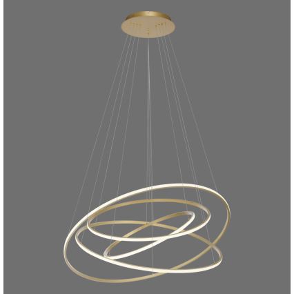 Paul Neuhaus 2124-60 - Himmennettävä LED-kattokruunu johdossa TESSARA LED/97W/230V 2700-5000K + kauko-ohjaus