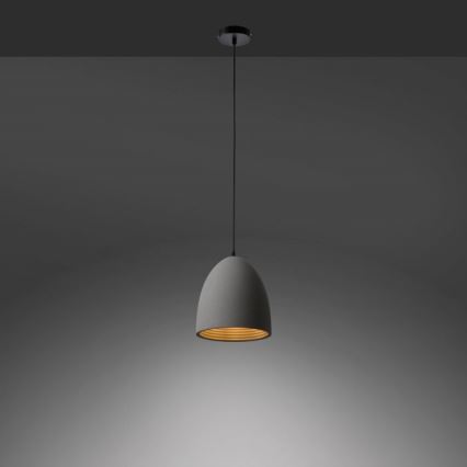 Paul Neuhaus 2231-22 - Kattokruunu johdossa ETON 1xE27/40W/230V betoni