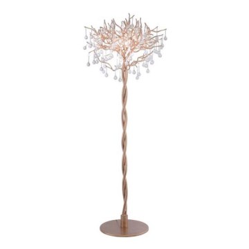 Paul Neuhaus 232-11 - Lattialamppu ICICLE 5xG9/40W/230V messinki