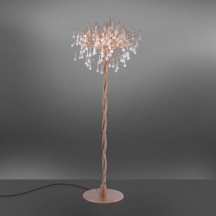 Paul Neuhaus 232-11 - Lattialamppu ICICLE 5xG9/40W/230V messinki
