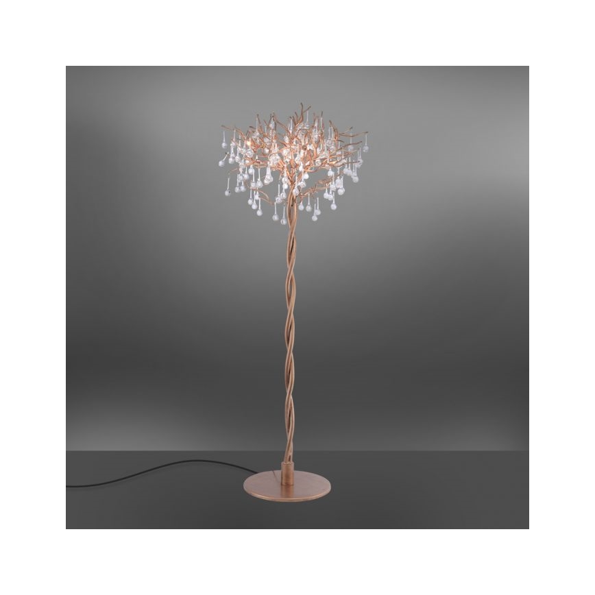 Paul Neuhaus 232-11 - Lattialamppu ICICLE 5xG9/40W/230V messinki