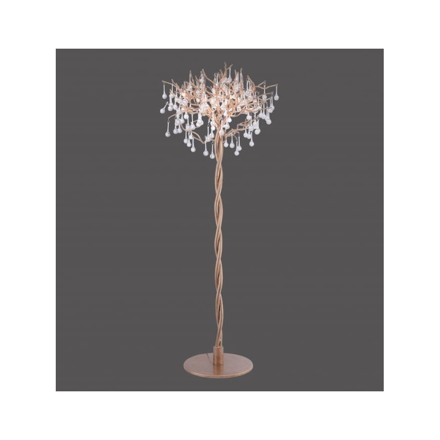 Paul Neuhaus 232-11 - Lattialamppu ICICLE 5xG9/40W/230V messinki