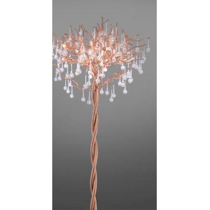 Paul Neuhaus 232-11 - Lattialamppu ICICLE 5xG9/40W/230V messinki