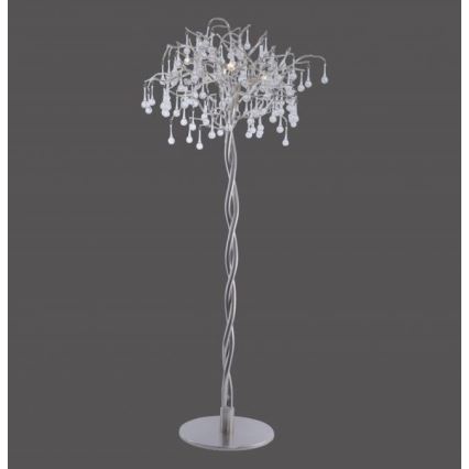 Paul Neuhaus 232-55 - Lattialamppu ICICLE 5xG9/40W230V kiiltävä kromi