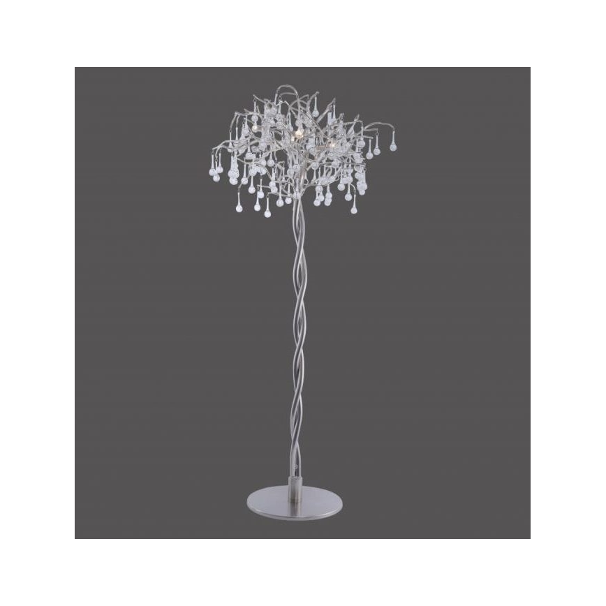 Paul Neuhaus 232-55 - Lattialamppu ICICLE 5xG9/40W230V kiiltävä kromi