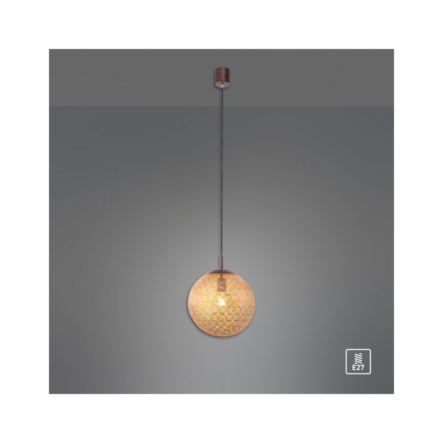 Paul Neuhaus 2420-48 - Kattokruunu johdossa GRETA 1xE27/60W/230V halkaisija 30 cm