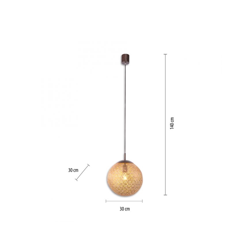 Paul Neuhaus 2420-48 - Kattokruunu johdossa GRETA 1xE27/60W/230V halkaisija 30 cm