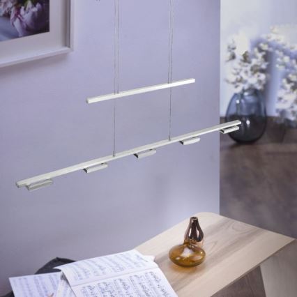 Paul Neuhaus 2446-55 - LED-himmennettävä kattokruunu narussa INIGO 5xLED / 4W / 230V