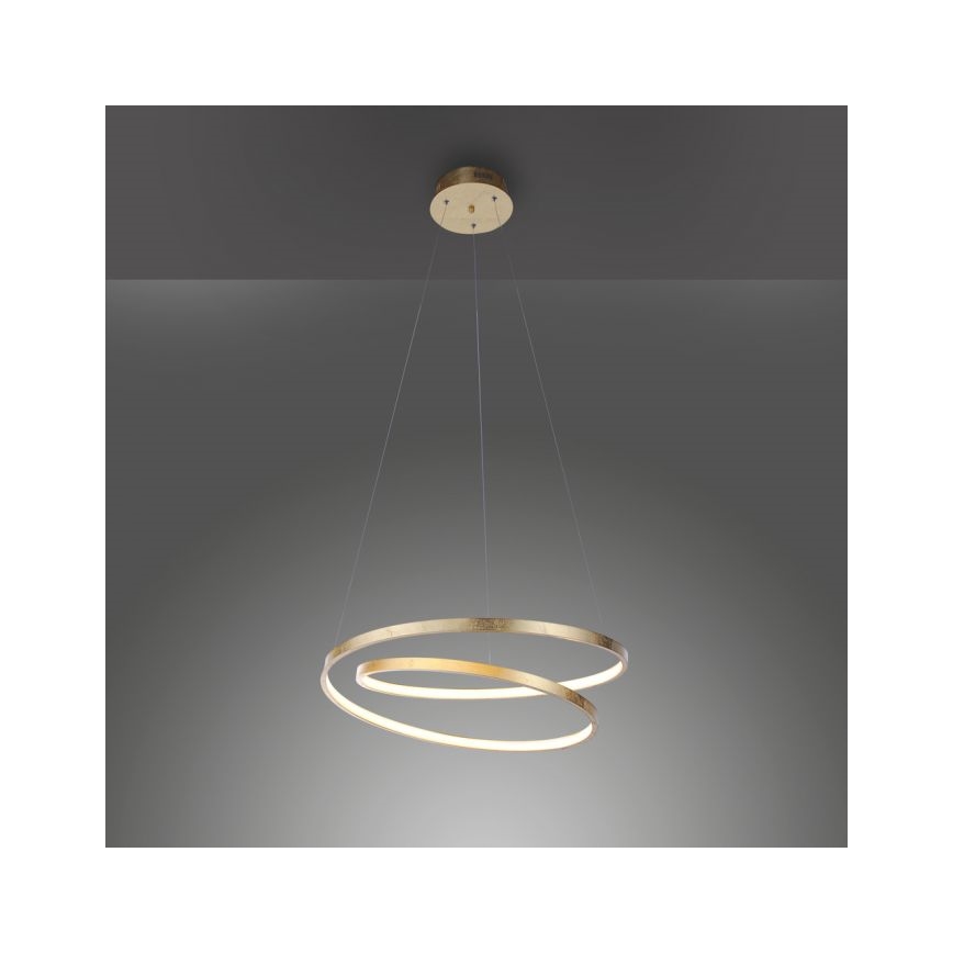 Paul Neuhaus 2472-12 - LED-himmennettävä riippuvalaisin OMAN LED / 30W / 230V kulta