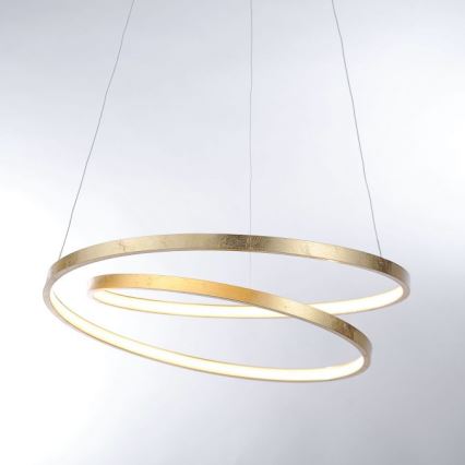 Paul Neuhaus 2472-12 - LED-himmennettävä riippuvalaisin OMAN LED / 30W / 230V kulta