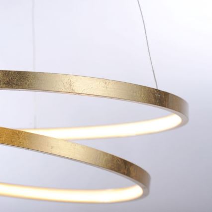 Paul Neuhaus 2472-12 - LED-himmennettävä riippuvalaisin OMAN LED / 30W / 230V kulta