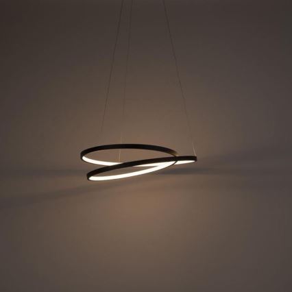 Paul Neuhaus 2472-18 - LED-himmennettävä riippuvalaisin ROMAN LED / 30W / 230V musta