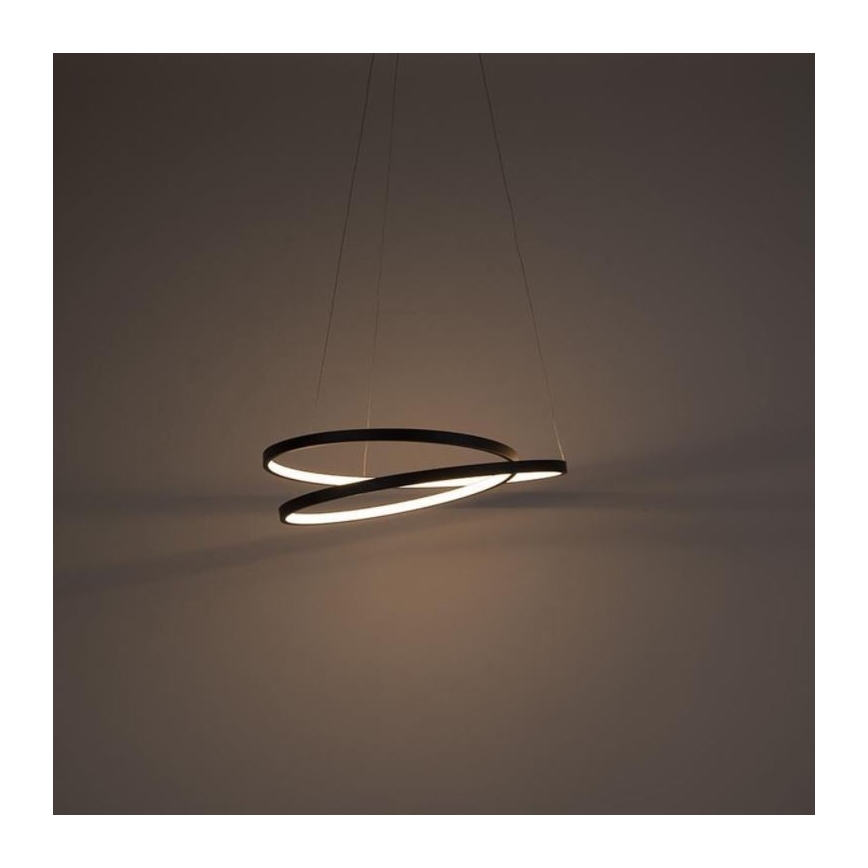 Paul Neuhaus 2472-18 - LED-himmennettävä riippuvalaisin ROMAN LED / 30W / 230V musta