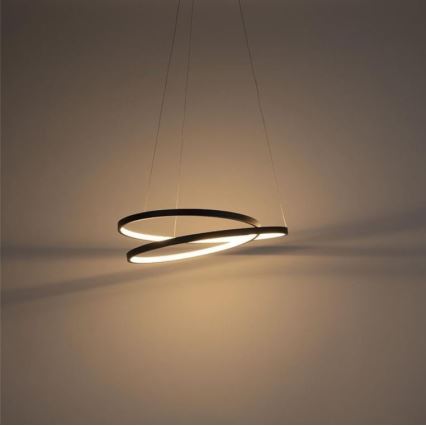 Paul Neuhaus 2472-18 - LED-himmennettävä riippuvalaisin ROMAN LED / 30W / 230V musta