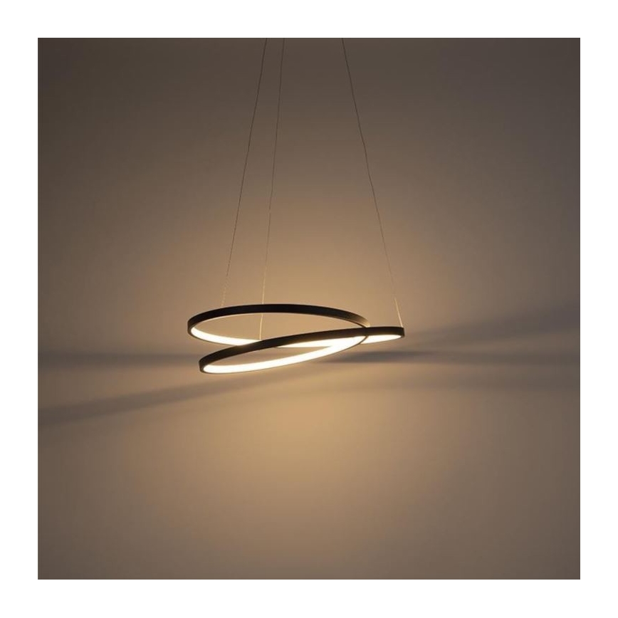 Paul Neuhaus 2472-18 - LED-himmennettävä riippuvalaisin ROMAN LED / 30W / 230V musta