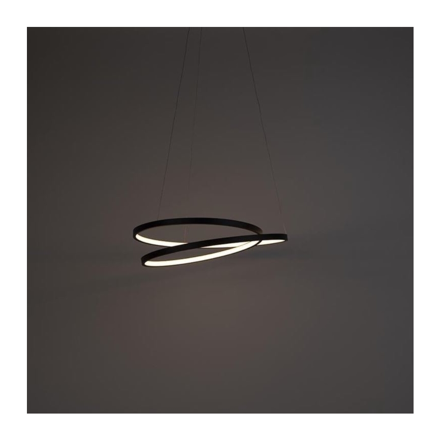 Paul Neuhaus 2472-18 - LED-himmennettävä riippuvalaisin ROMAN LED / 30W / 230V musta