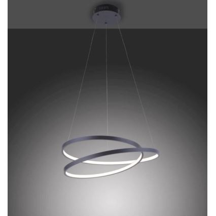 Paul Neuhaus 2472-18 - LED-himmennettävä riippuvalaisin ROMAN LED / 30W / 230V musta