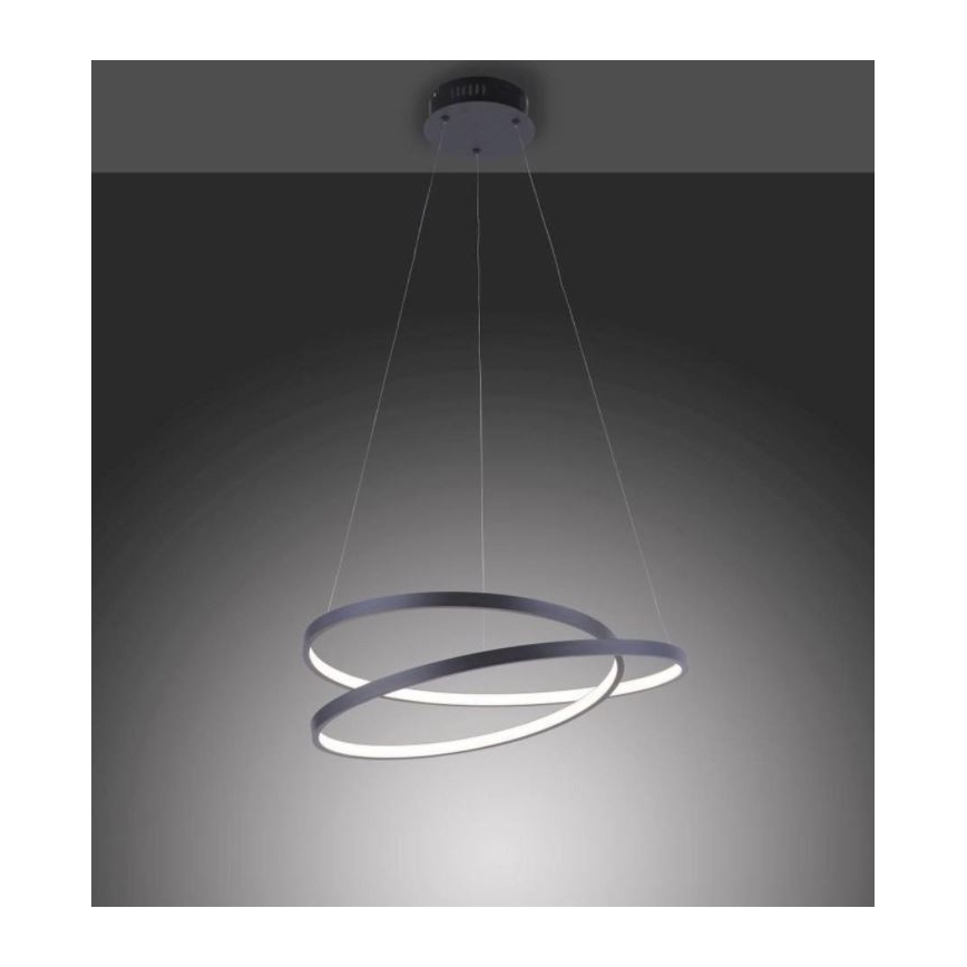 Paul Neuhaus 2472-18 - LED-himmennettävä riippuvalaisin ROMAN LED / 30W / 230V musta