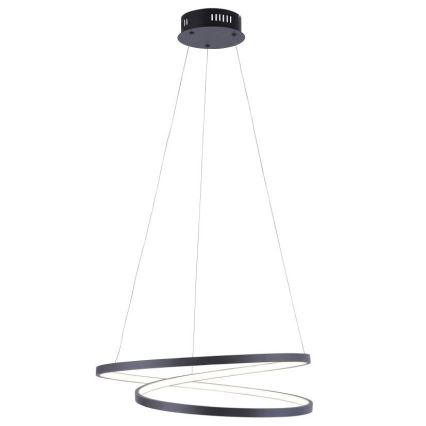 Paul Neuhaus 2472-18 - LED-himmennettävä riippuvalaisin ROMAN LED / 30W / 230V musta