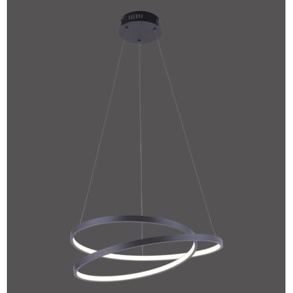 Paul Neuhaus 2472-18 - LED-himmennettävä riippuvalaisin ROMAN LED / 30W / 230V musta