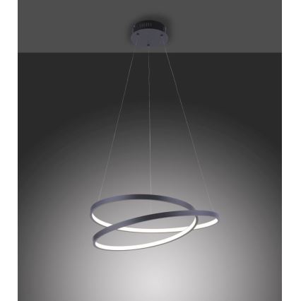Paul Neuhaus 2472-18 - LED-himmennettävä riippuvalaisin ROMAN LED / 30W / 230V musta