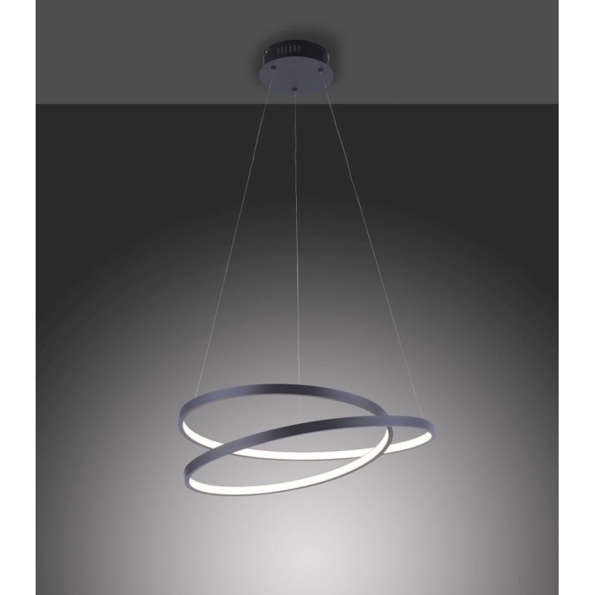 Paul Neuhaus 2472-18 - LED-himmennettävä riippuvalaisin ROMAN LED / 30W / 230V musta
