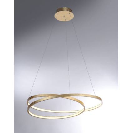 Paul Neuhaus 2474-12 - LED-himmennettävä riippuvalaisin ROMAN LED / 40W / 230V kulta