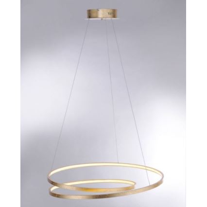 Paul Neuhaus 2474-12 - LED-himmennettävä riippuvalaisin ROMAN LED / 40W / 230V kulta