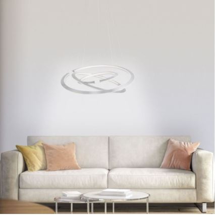 Paul Neuhaus 2493-55 - Himmennettävä LED-kattokruunu johdossa ALESSA 3xLED/38W/230V + kauko-ohjaus